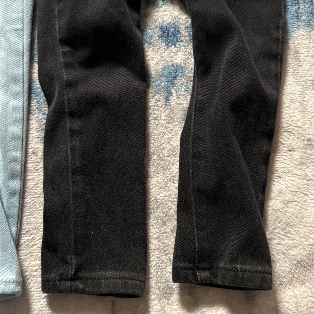 Set of Two Cat & Jack Kids Jeans Jeggings- Light Blue and Black - Picture 11 of 11